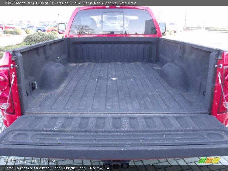 Flame Red / Medium Slate Gray 2007 Dodge Ram 3500 SLT Quad Cab Dually