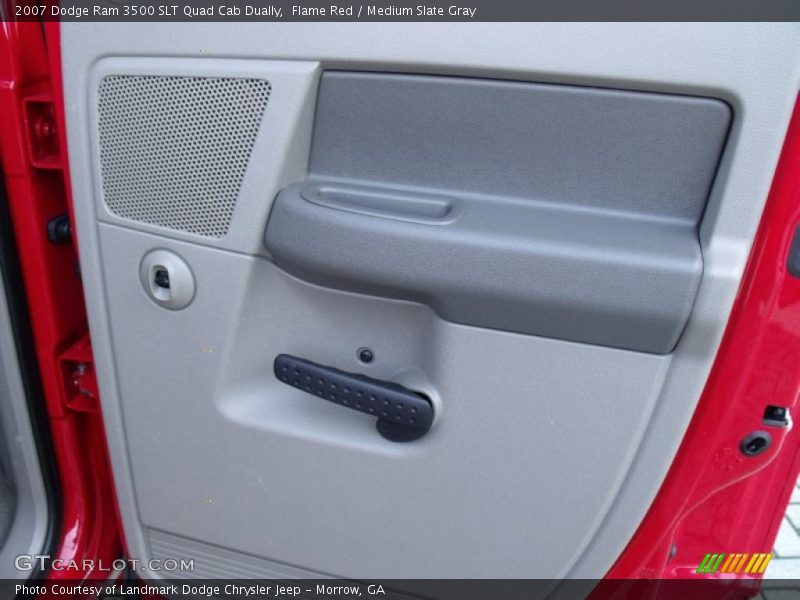 Flame Red / Medium Slate Gray 2007 Dodge Ram 3500 SLT Quad Cab Dually