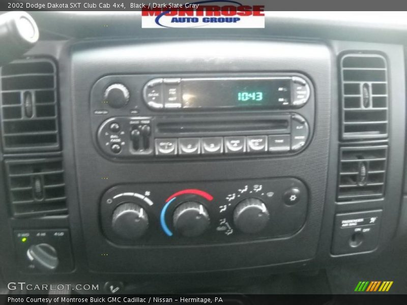 Black / Dark Slate Gray 2002 Dodge Dakota SXT Club Cab 4x4