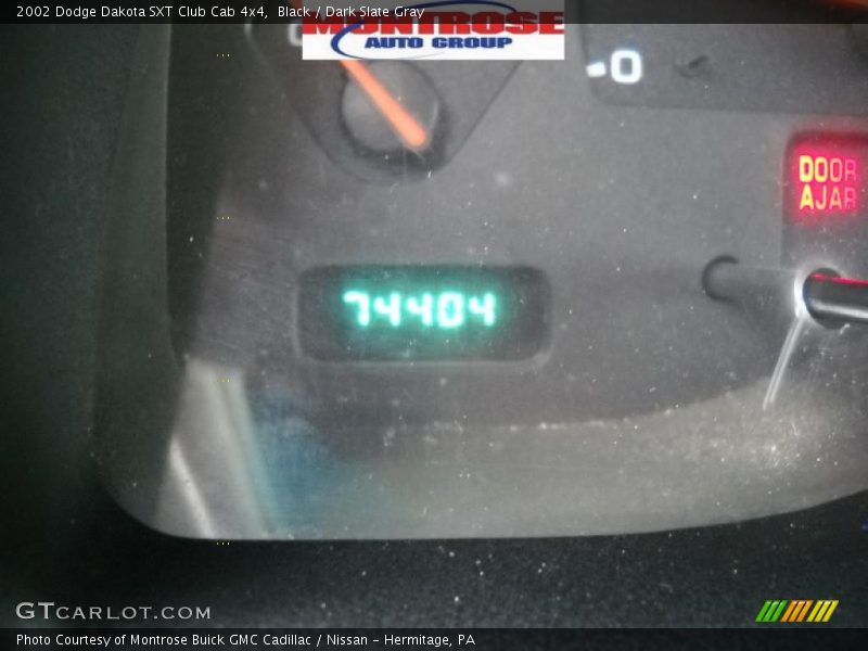 Black / Dark Slate Gray 2002 Dodge Dakota SXT Club Cab 4x4