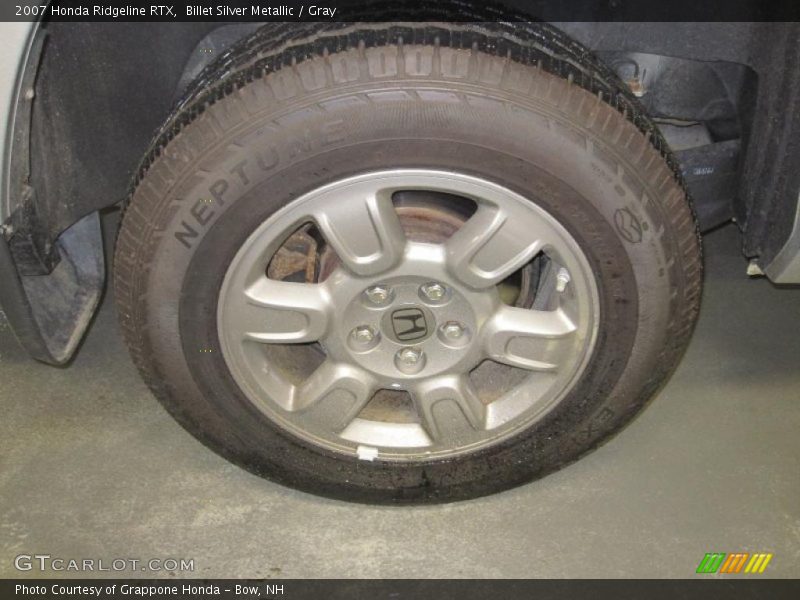 Billet Silver Metallic / Gray 2007 Honda Ridgeline RTX