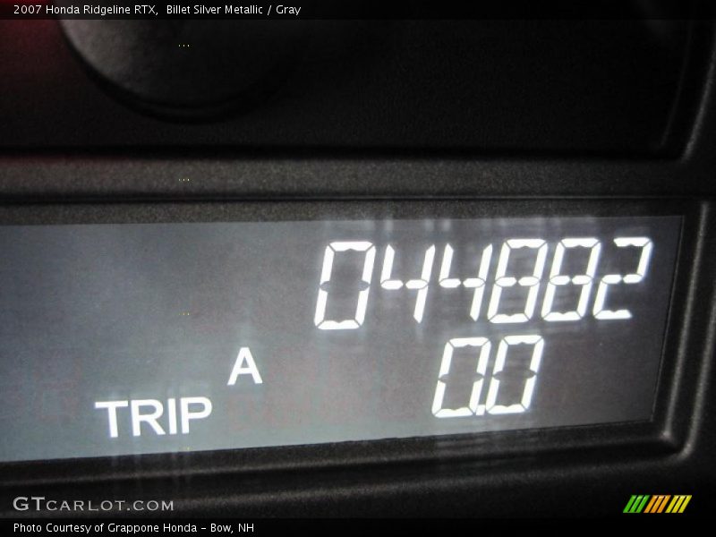Billet Silver Metallic / Gray 2007 Honda Ridgeline RTX
