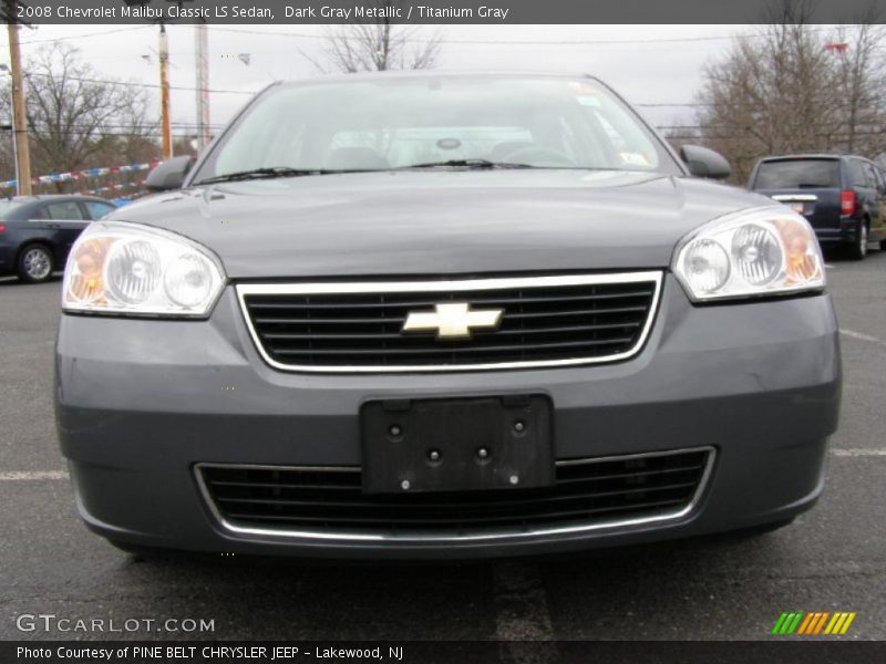 Dark Gray Metallic / Titanium Gray 2008 Chevrolet Malibu Classic LS Sedan