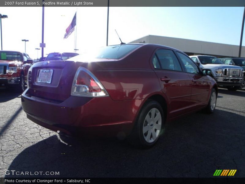 Redfire Metallic / Light Stone 2007 Ford Fusion S