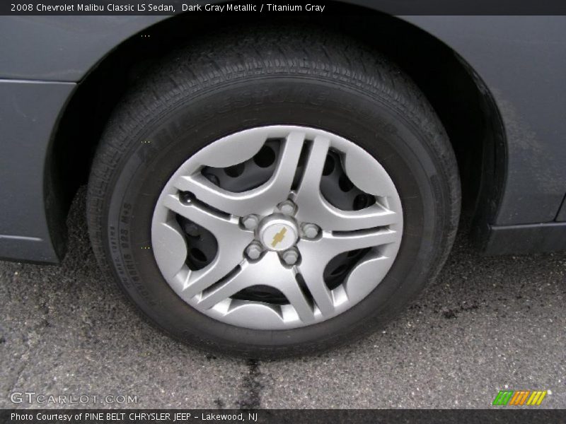 Dark Gray Metallic / Titanium Gray 2008 Chevrolet Malibu Classic LS Sedan
