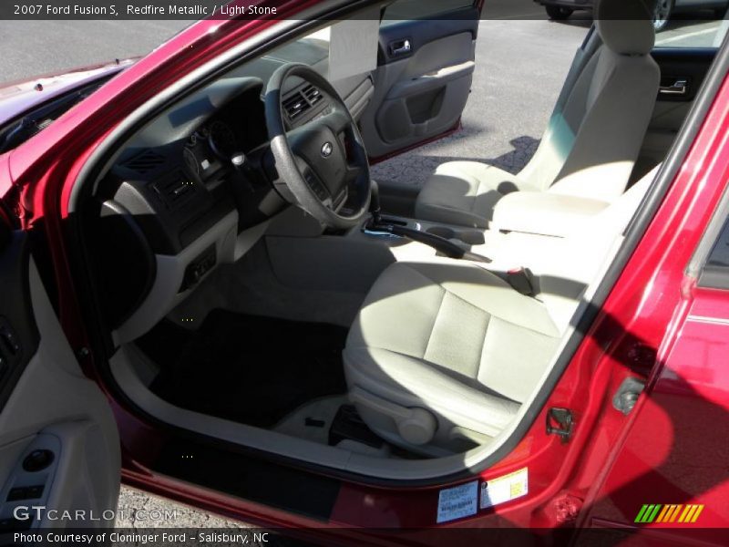 Redfire Metallic / Light Stone 2007 Ford Fusion S