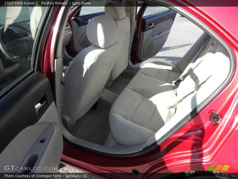 Redfire Metallic / Light Stone 2007 Ford Fusion S