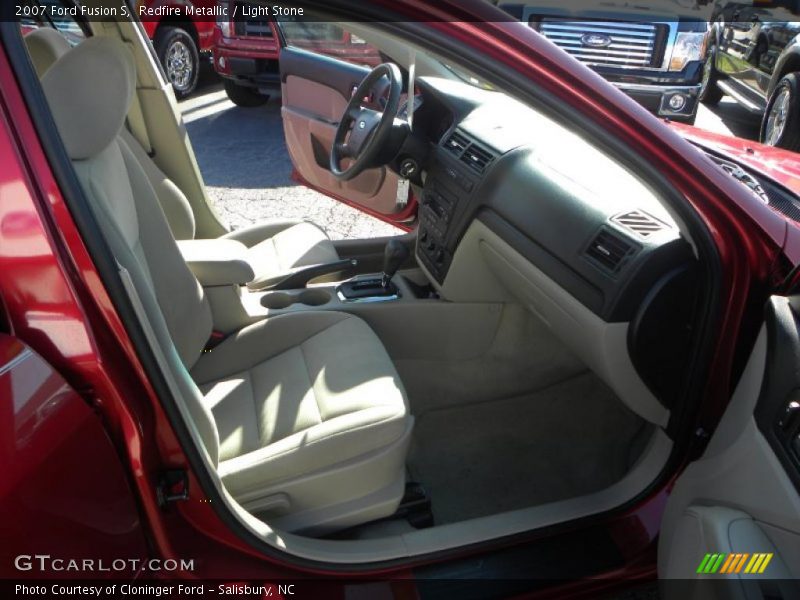 Redfire Metallic / Light Stone 2007 Ford Fusion S