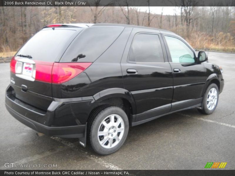 Black Onyx / Gray 2006 Buick Rendezvous CX