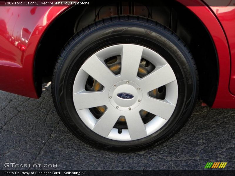 Redfire Metallic / Light Stone 2007 Ford Fusion S