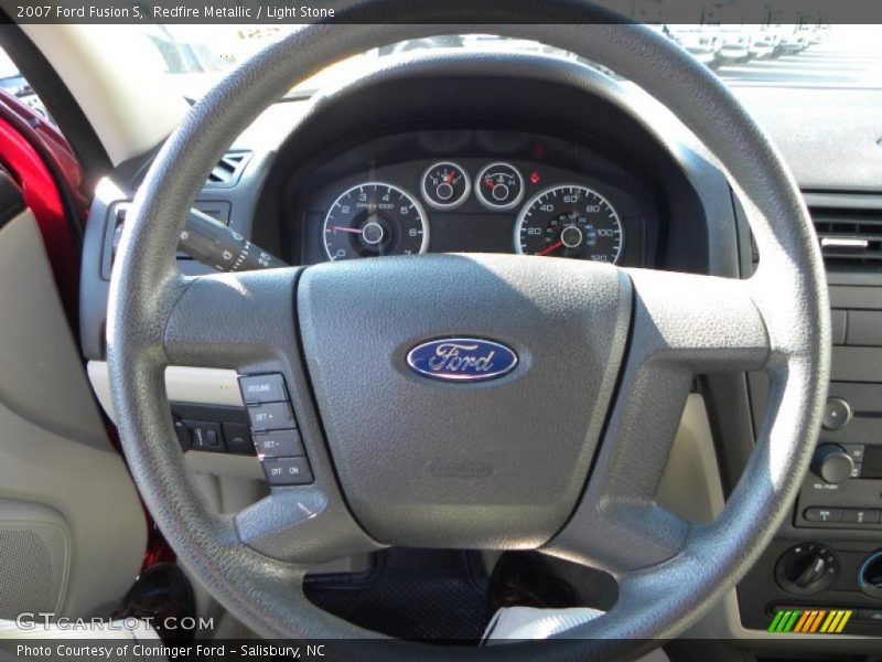 Redfire Metallic / Light Stone 2007 Ford Fusion S