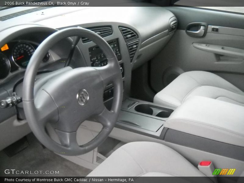 Black Onyx / Gray 2006 Buick Rendezvous CX