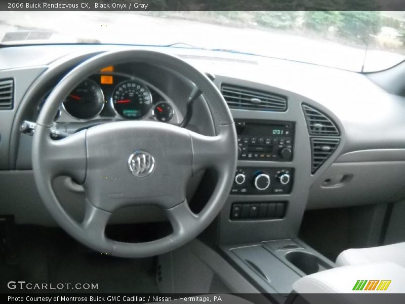 Black Onyx / Gray 2006 Buick Rendezvous CX