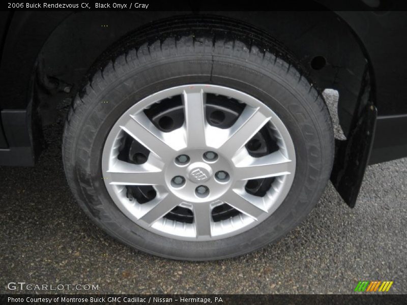 Black Onyx / Gray 2006 Buick Rendezvous CX