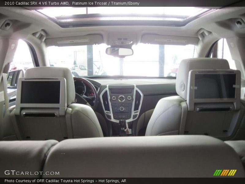 Platinum Ice Tricoat / Titanium/Ebony 2010 Cadillac SRX 4 V6 Turbo AWD