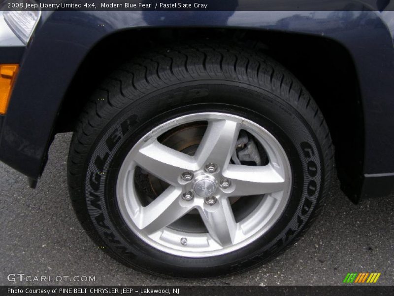 Modern Blue Pearl / Pastel Slate Gray 2008 Jeep Liberty Limited 4x4