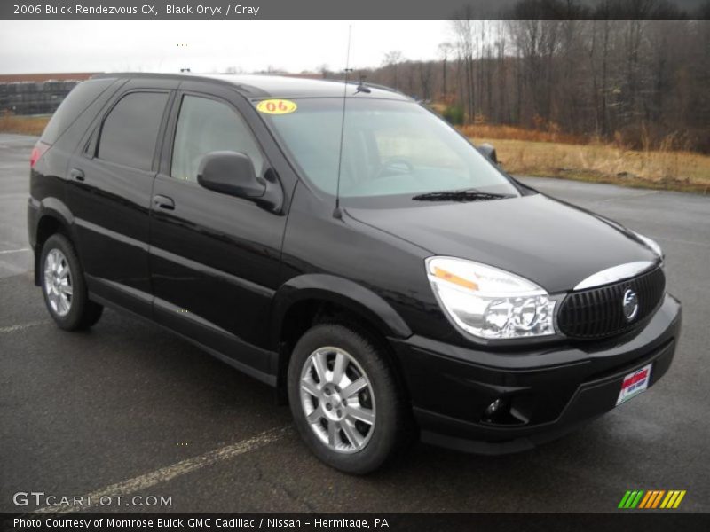 Black Onyx / Gray 2006 Buick Rendezvous CX