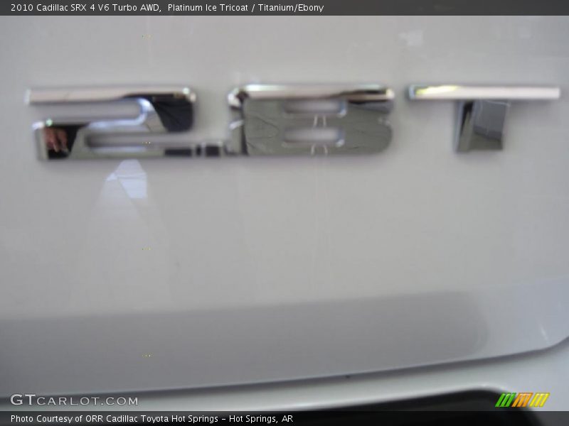 Platinum Ice Tricoat / Titanium/Ebony 2010 Cadillac SRX 4 V6 Turbo AWD