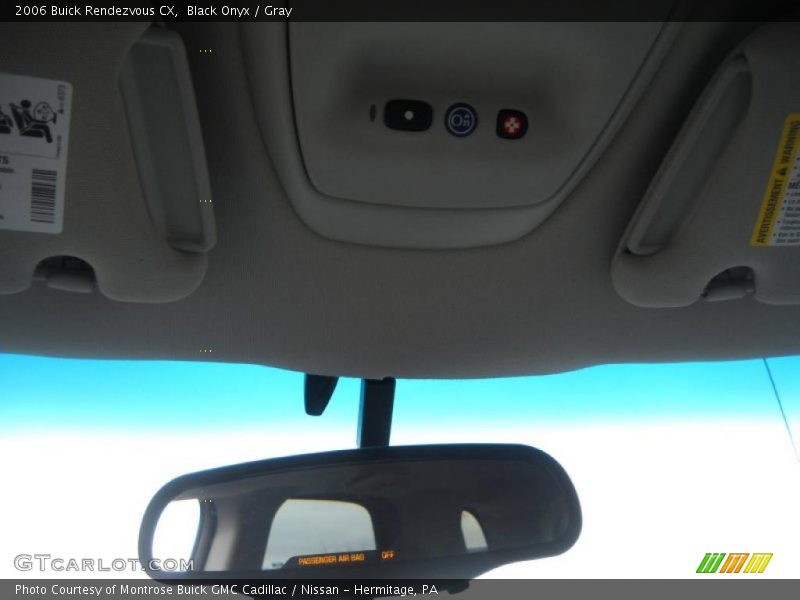 Black Onyx / Gray 2006 Buick Rendezvous CX