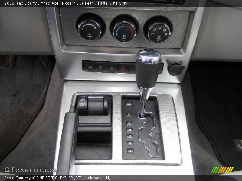 Modern Blue Pearl / Pastel Slate Gray 2008 Jeep Liberty Limited 4x4