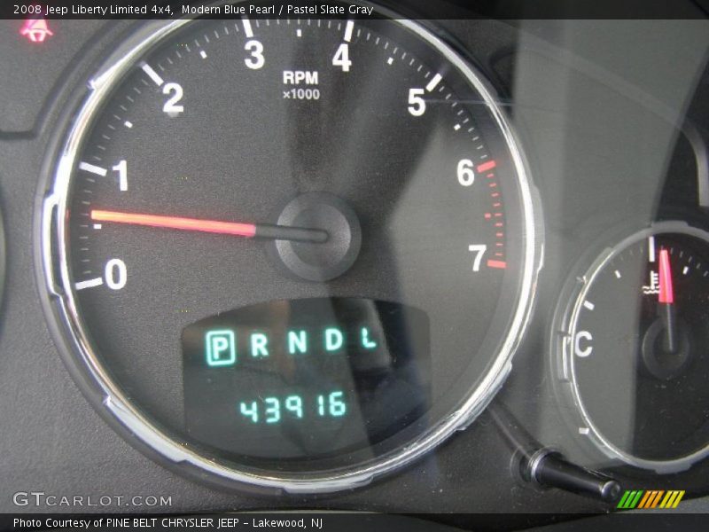 Modern Blue Pearl / Pastel Slate Gray 2008 Jeep Liberty Limited 4x4
