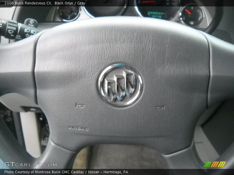 Black Onyx / Gray 2006 Buick Rendezvous CX