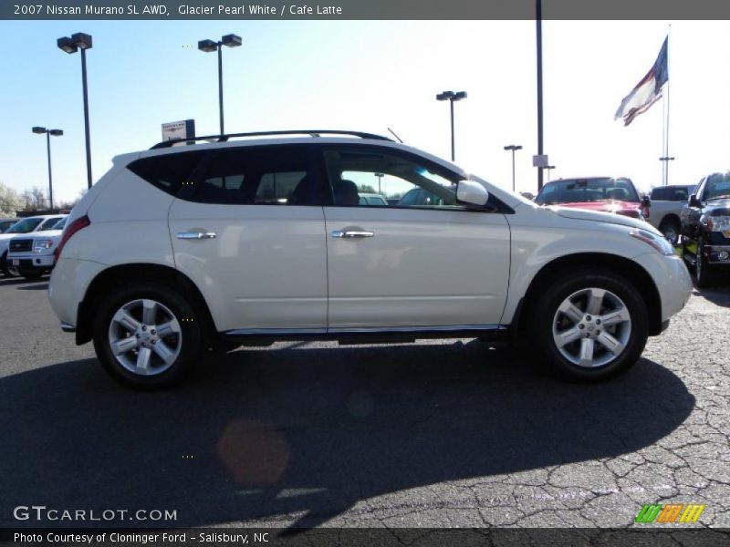 Glacier Pearl White / Cafe Latte 2007 Nissan Murano SL AWD