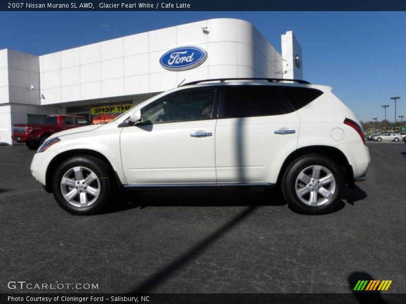 Glacier Pearl White / Cafe Latte 2007 Nissan Murano SL AWD