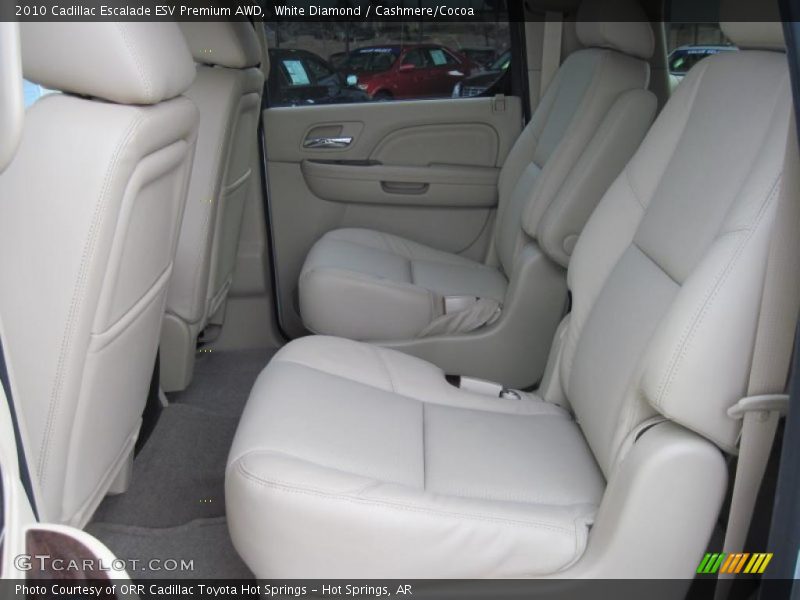 White Diamond / Cashmere/Cocoa 2010 Cadillac Escalade ESV Premium AWD