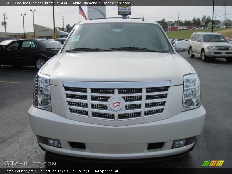 White Diamond / Cashmere/Cocoa 2010 Cadillac Escalade Premium AWD