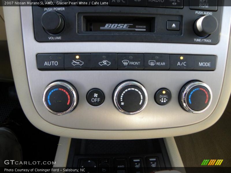 Glacier Pearl White / Cafe Latte 2007 Nissan Murano SL AWD