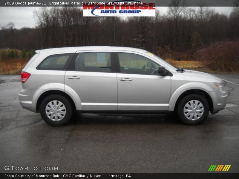 Bright Silver Metallic / Dark Slate Gray/Light Graystone 2009 Dodge Journey SE