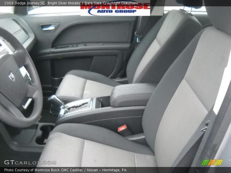 Bright Silver Metallic / Dark Slate Gray/Light Graystone 2009 Dodge Journey SE
