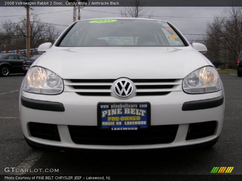 Candy White / Anthracite Black 2008 Volkswagen Rabbit 2 Door