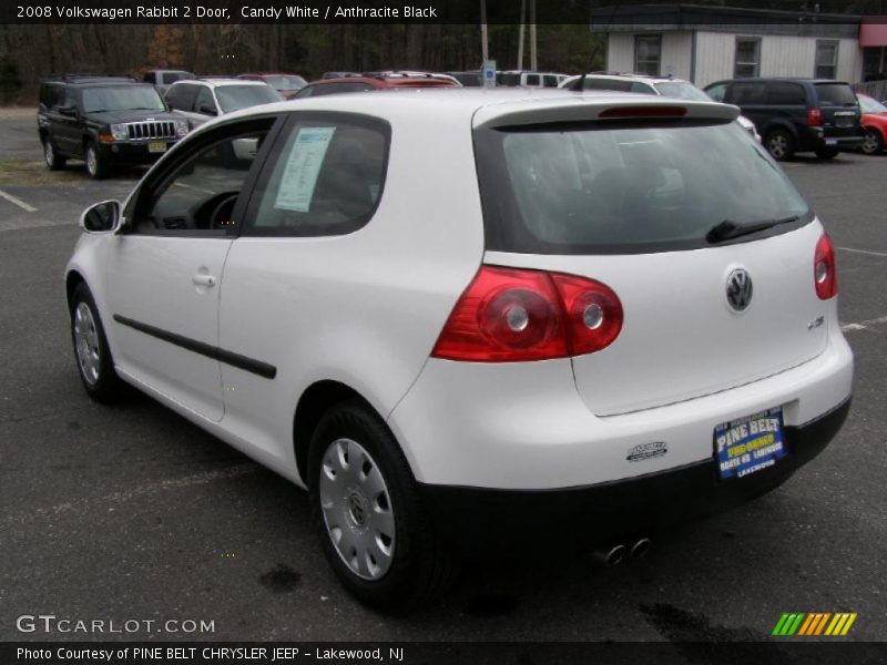 Candy White / Anthracite Black 2008 Volkswagen Rabbit 2 Door