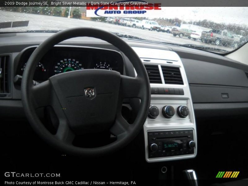 Bright Silver Metallic / Dark Slate Gray/Light Graystone 2009 Dodge Journey SE