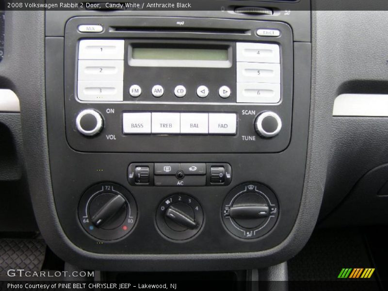 Candy White / Anthracite Black 2008 Volkswagen Rabbit 2 Door