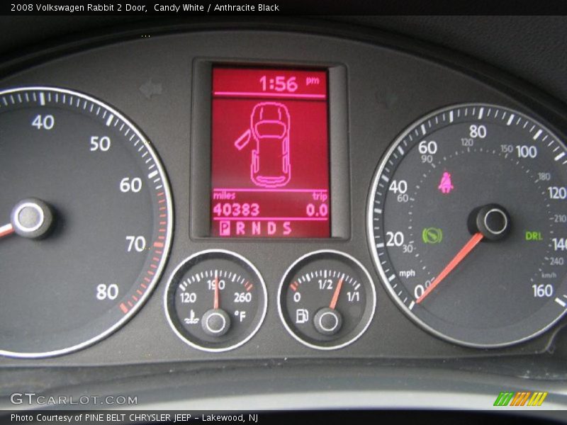 Candy White / Anthracite Black 2008 Volkswagen Rabbit 2 Door