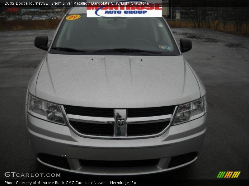 Bright Silver Metallic / Dark Slate Gray/Light Graystone 2009 Dodge Journey SE