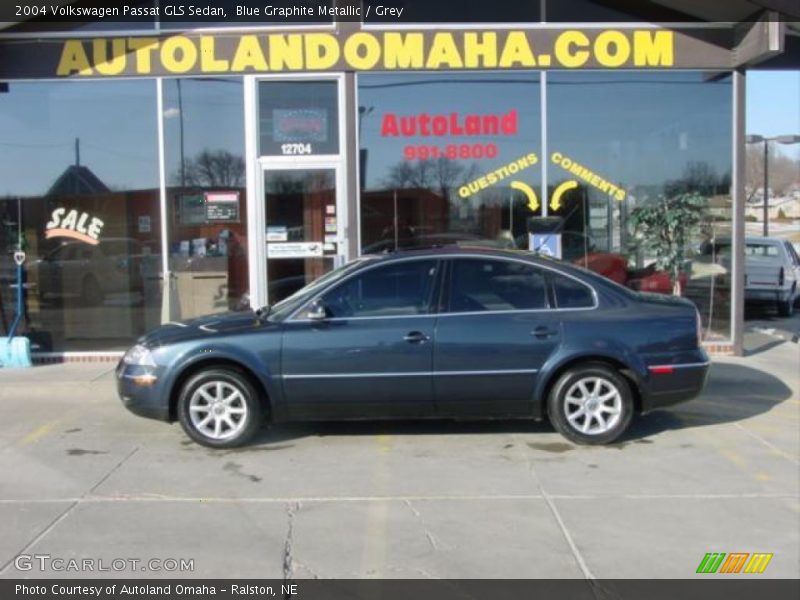 Blue Graphite Metallic / Grey 2004 Volkswagen Passat GLS Sedan