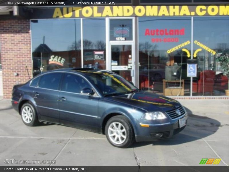 Blue Graphite Metallic / Grey 2004 Volkswagen Passat GLS Sedan