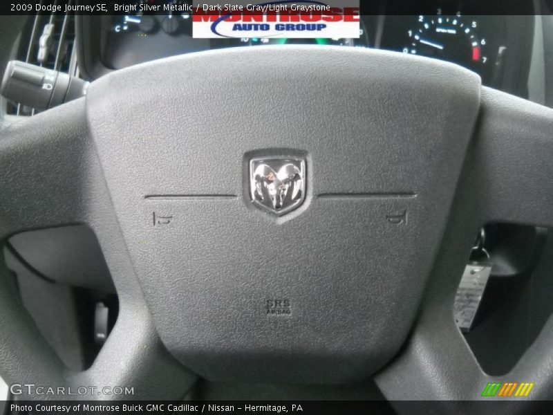 Bright Silver Metallic / Dark Slate Gray/Light Graystone 2009 Dodge Journey SE