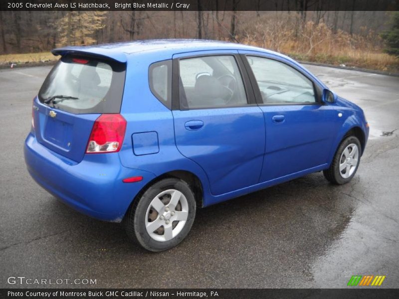 Bright Blue Metallic / Gray 2005 Chevrolet Aveo LS Hatchback
