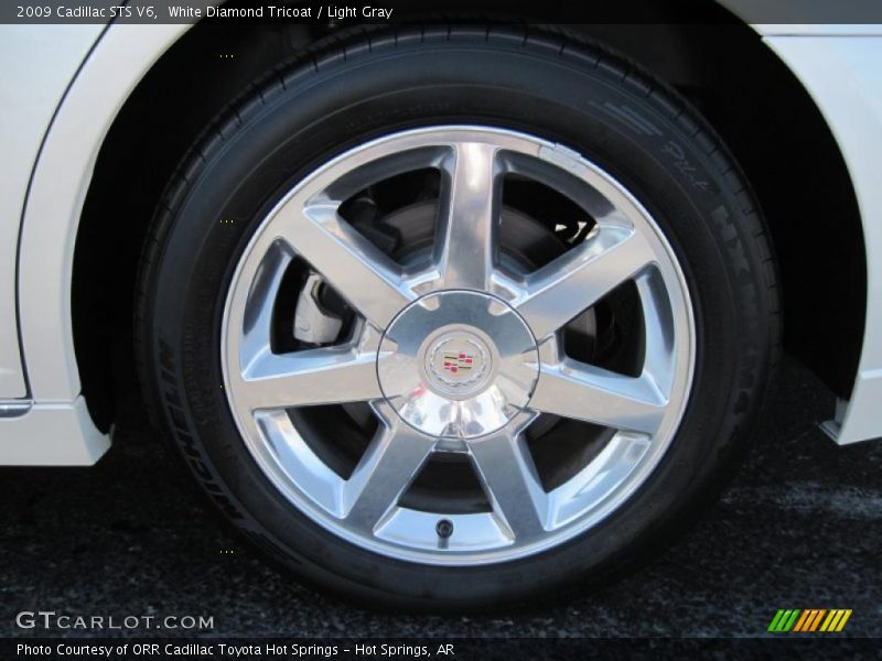 White Diamond Tricoat / Light Gray 2009 Cadillac STS V6