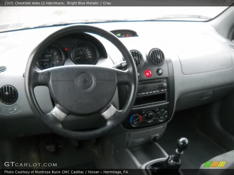 Bright Blue Metallic / Gray 2005 Chevrolet Aveo LS Hatchback