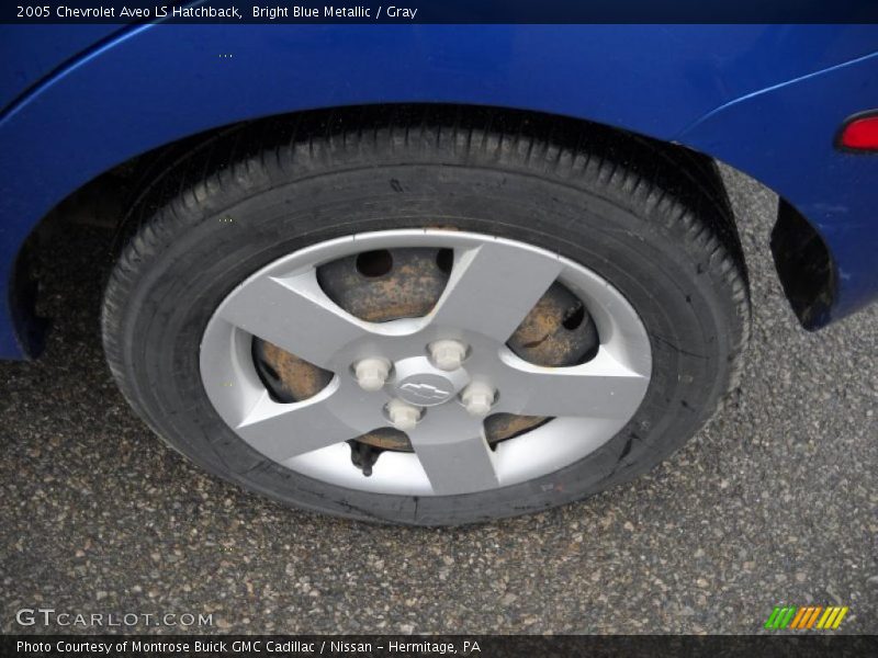 Bright Blue Metallic / Gray 2005 Chevrolet Aveo LS Hatchback