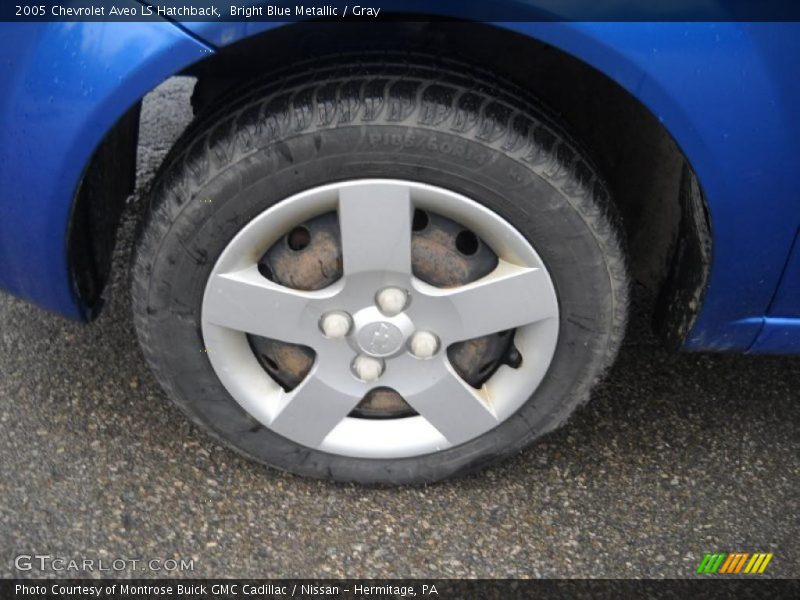 Bright Blue Metallic / Gray 2005 Chevrolet Aveo LS Hatchback