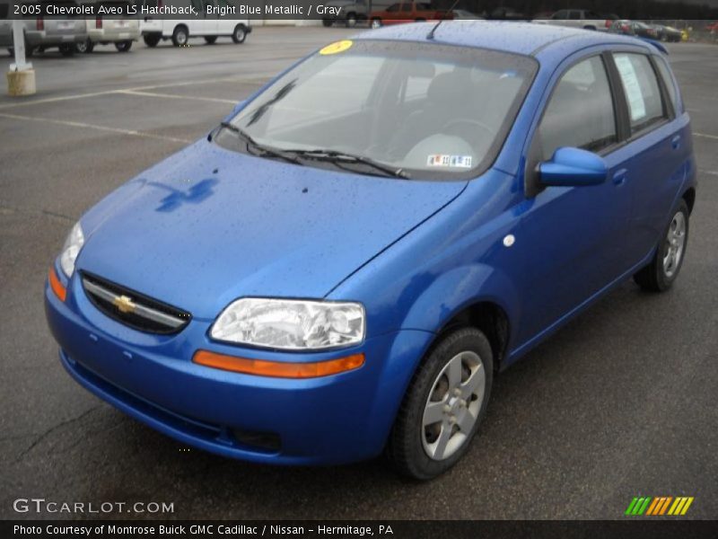 Bright Blue Metallic / Gray 2005 Chevrolet Aveo LS Hatchback