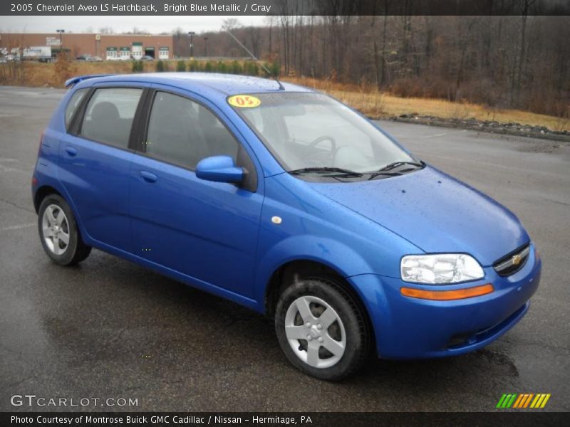 Bright Blue Metallic / Gray 2005 Chevrolet Aveo LS Hatchback