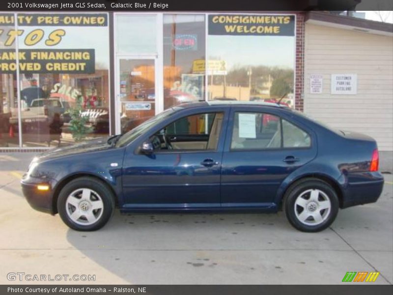 Galactic Blue / Beige 2001 Volkswagen Jetta GLS Sedan